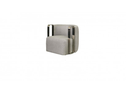 Modern Einsëtzer Stull Stoff Wunnzëmmer Gro Polster Sëtz Design